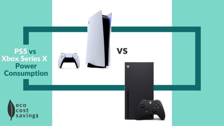 PS5 vs Xbox Series X Power Consumption image | Eco Cost Savings