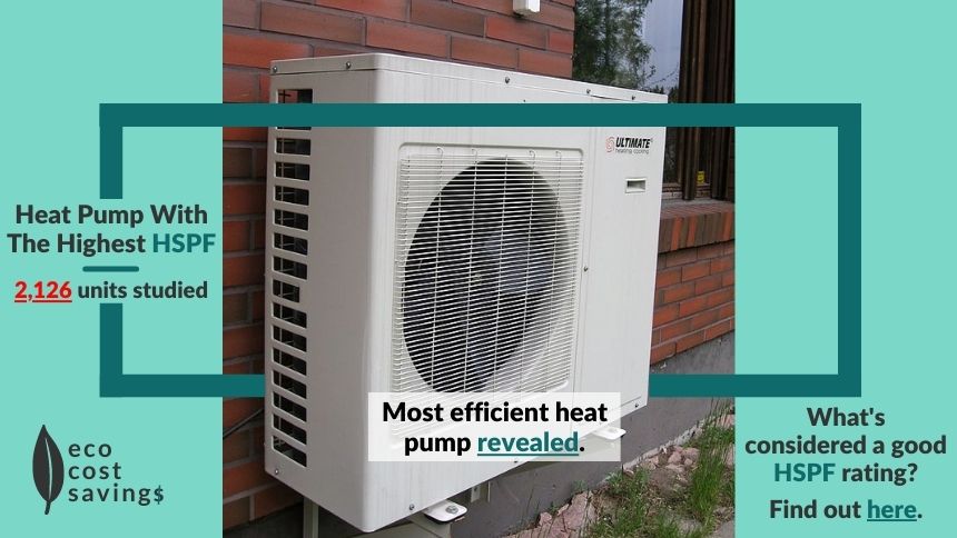 Heat Pump With The Highest HSPF Revealed [2,126 Units Studied]